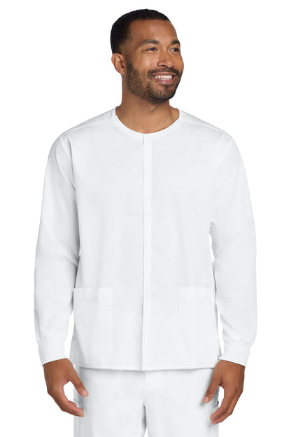 Wink® Unisex WorkFlex Snap-Front Scrub Jacket