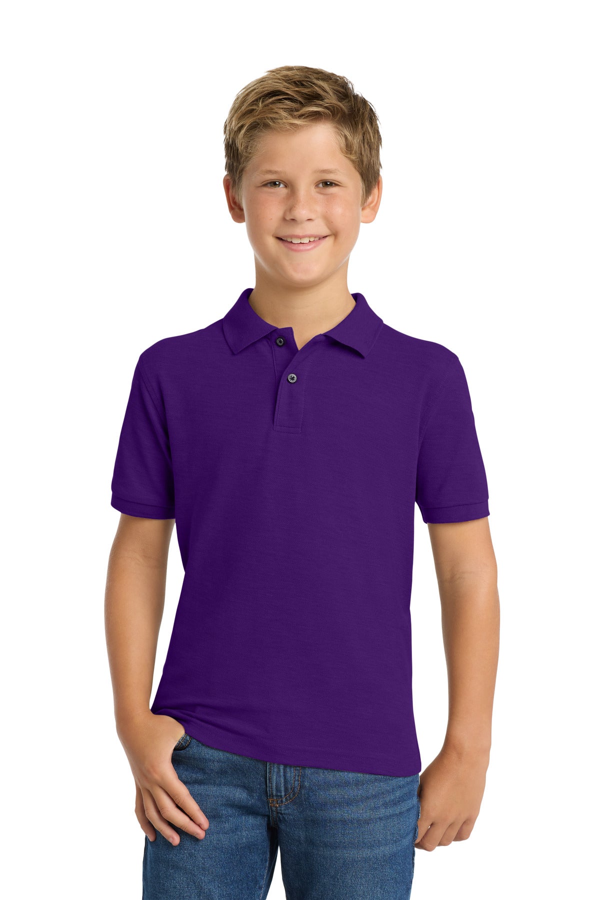 Port Authority® Youth Silk Touch™ Polo
