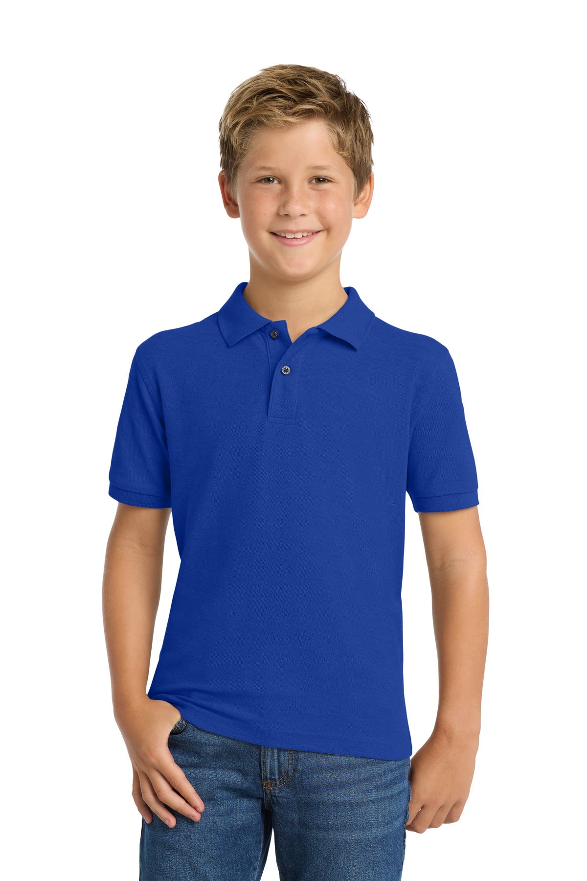 Port Authority® Youth Silk Touch™ Polo