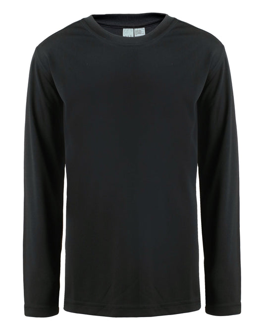 Clique Spin Solution-dyed Performance Jersey Youth Long Sleeve Tee