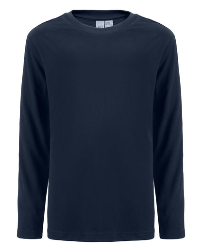 Clique Spin Solution-dyed Performance Jersey Youth Long Sleeve Tee
