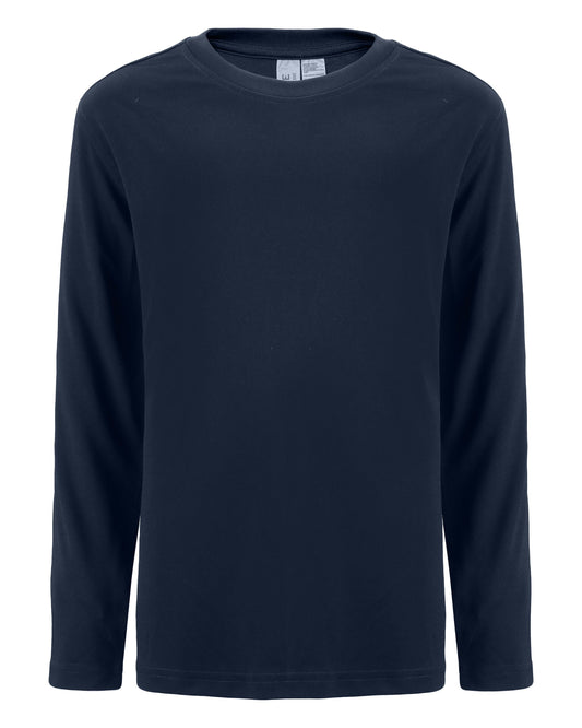Clique Spin Solution-dyed Performance Jersey Youth Long Sleeve Tee
