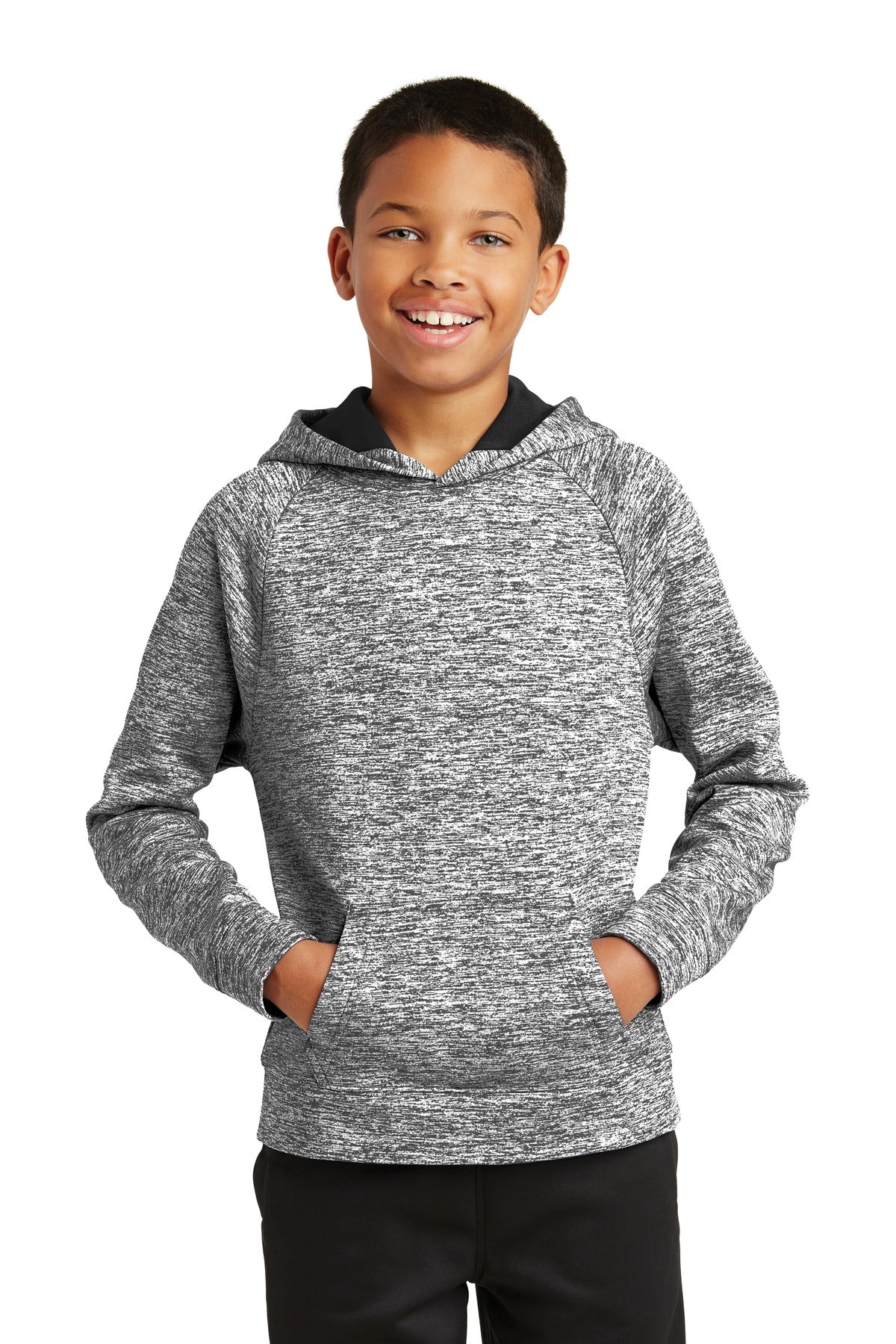 Sport-Tek? Youth PosiCharge? Electric Heather Fleece Ho