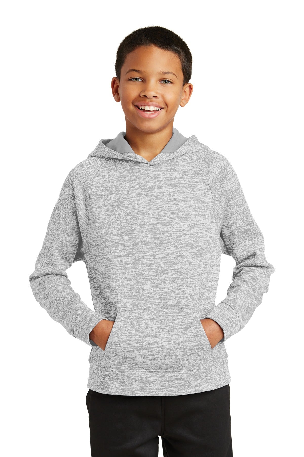 Sport-Tek? Youth PosiCharge? Electric Heather Fleece Ho