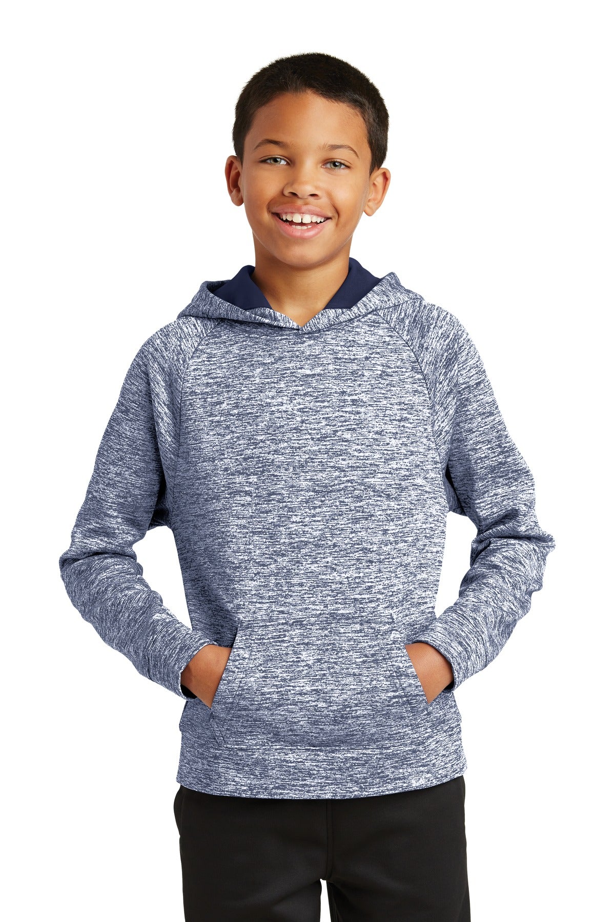 Sport-Tek? Youth PosiCharge? Electric Heather Fleece Ho