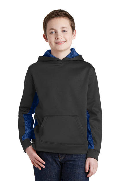 Sport-Tek? Youth Sport-Wick? CamoHex Fleece Colorblock