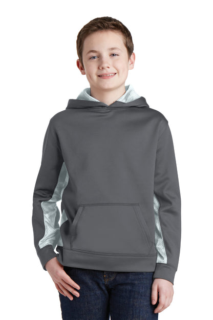Sport-Tek? Youth Sport-Wick? CamoHex Fleece Colorblock