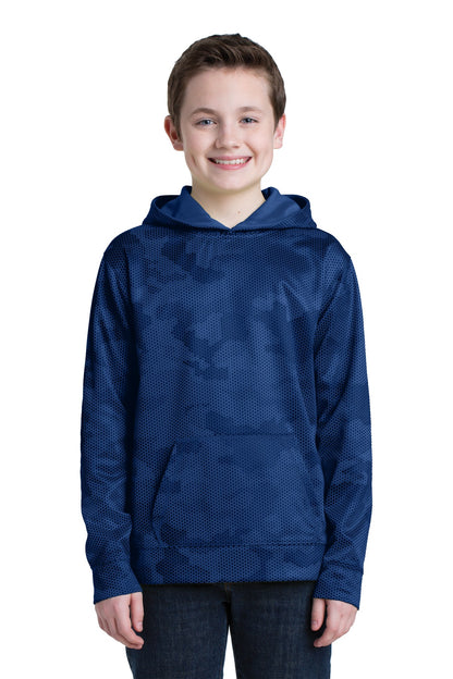 Sport-Tek? Youth Sport-Wick? CamoHex Fleece Hooded Pull