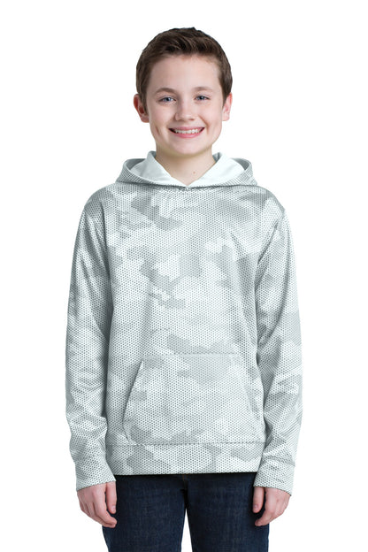 Sport-Tek? Youth Sport-Wick? CamoHex Fleece Hooded Pull