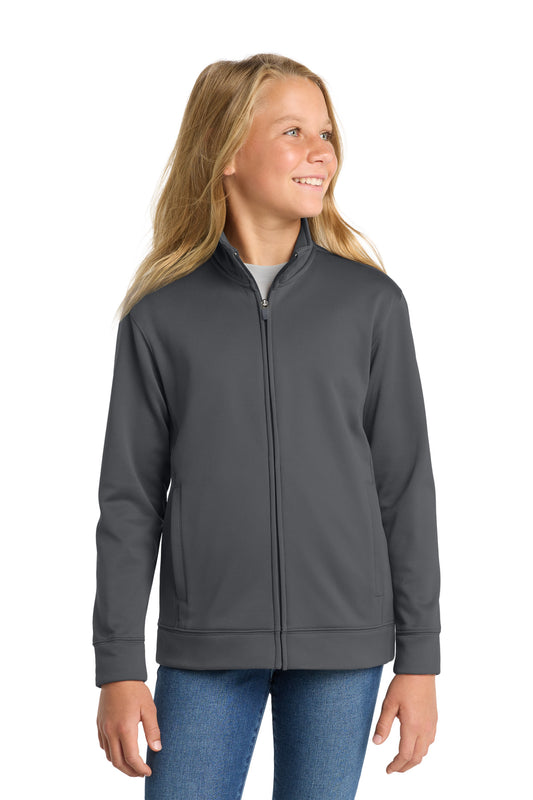 Sport-Tek® Youth Sport-Wick® Fleece Full-Zip Jacket