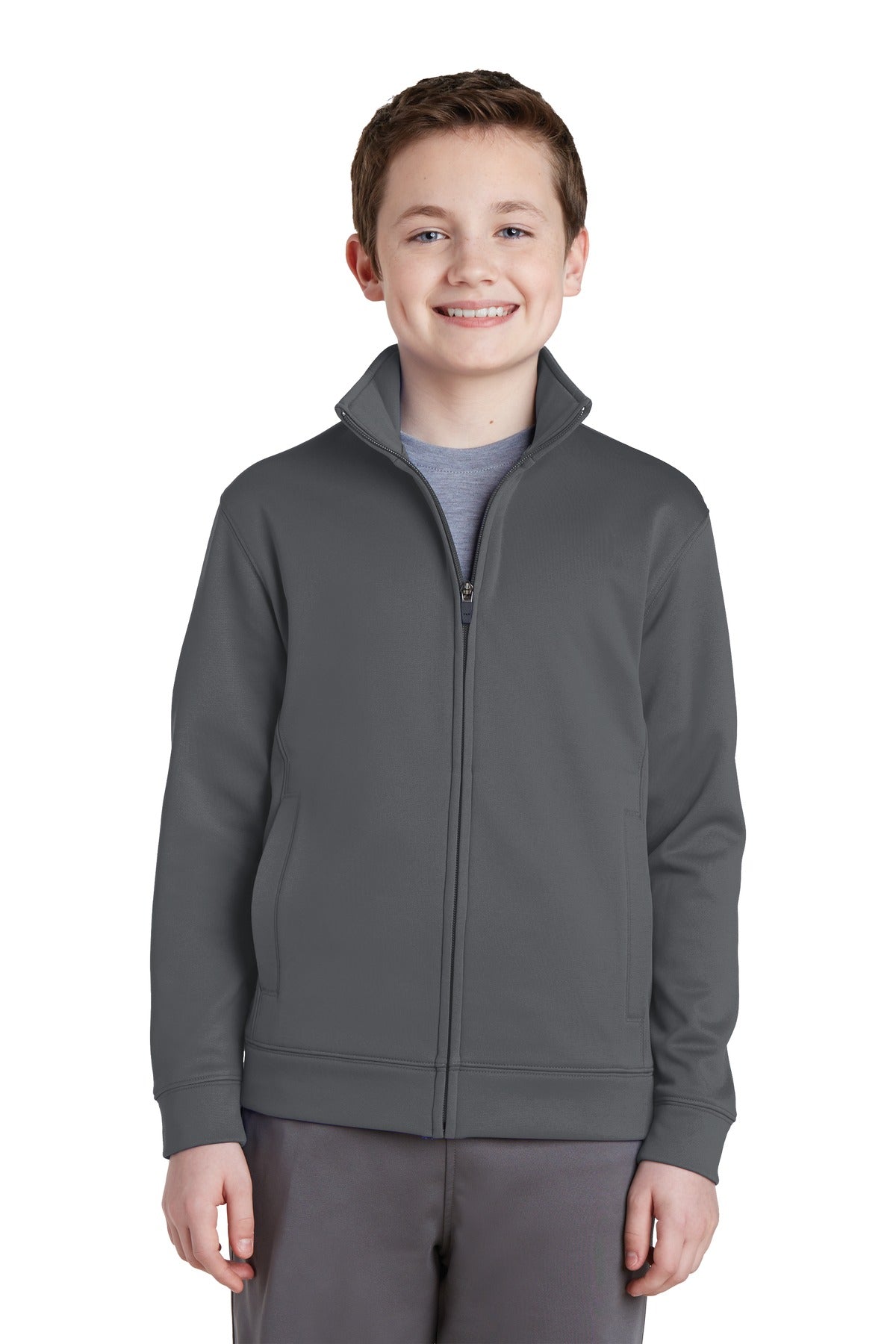 Sport-Tek? Youth Sport-Wick? Fleece Full-Zip Jacket.  Y