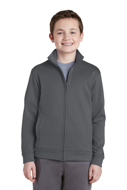 Sport-Tek? Youth Sport-Wick? Fleece Full-Zip Jacket.  Y
