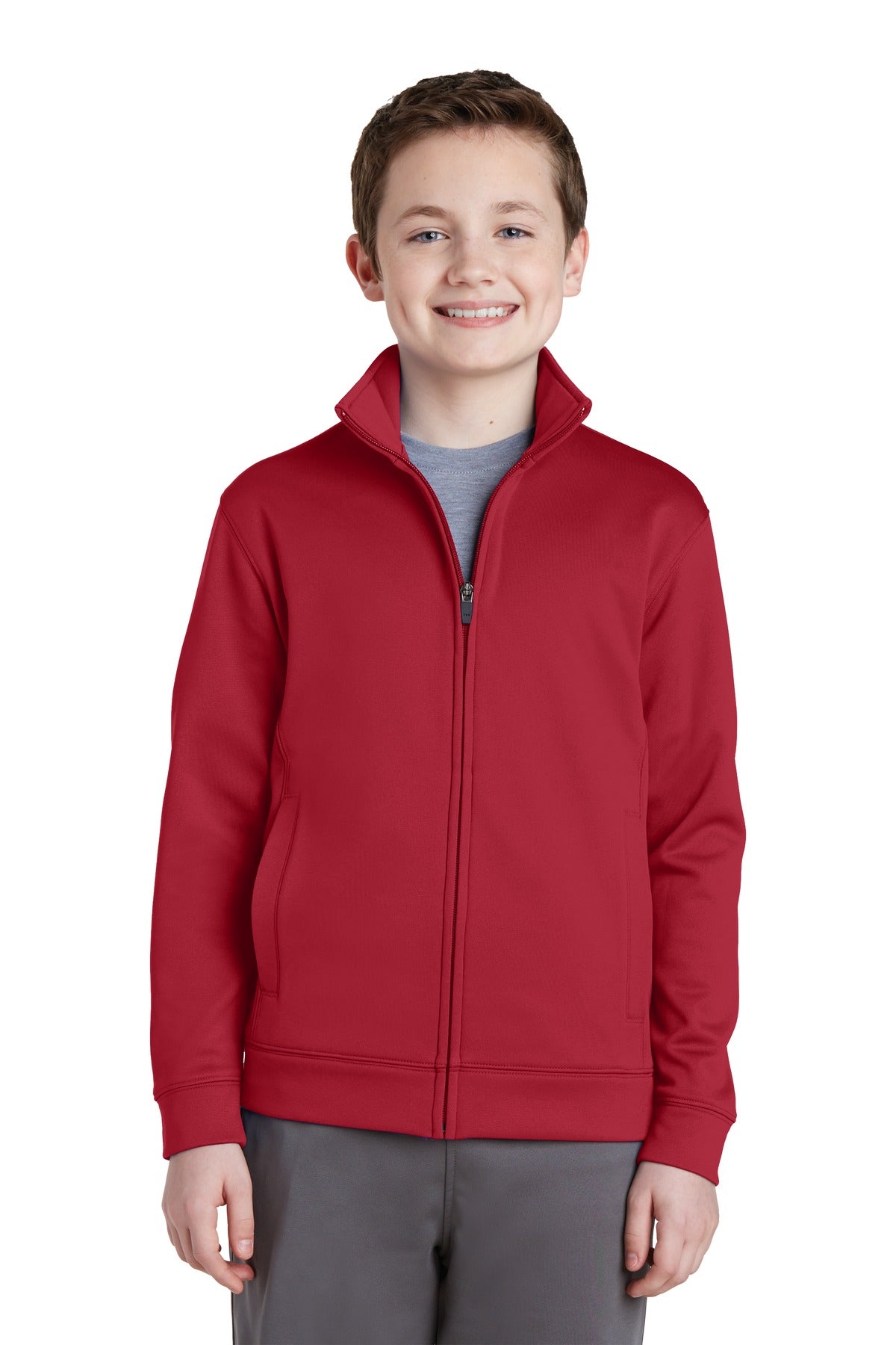 Sport-Tek? Youth Sport-Wick? Fleece Full-Zip Jacket.  Y