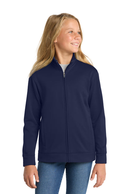 Sport-Tek® Youth Sport-Wick® Fleece Full-Zip Jacket