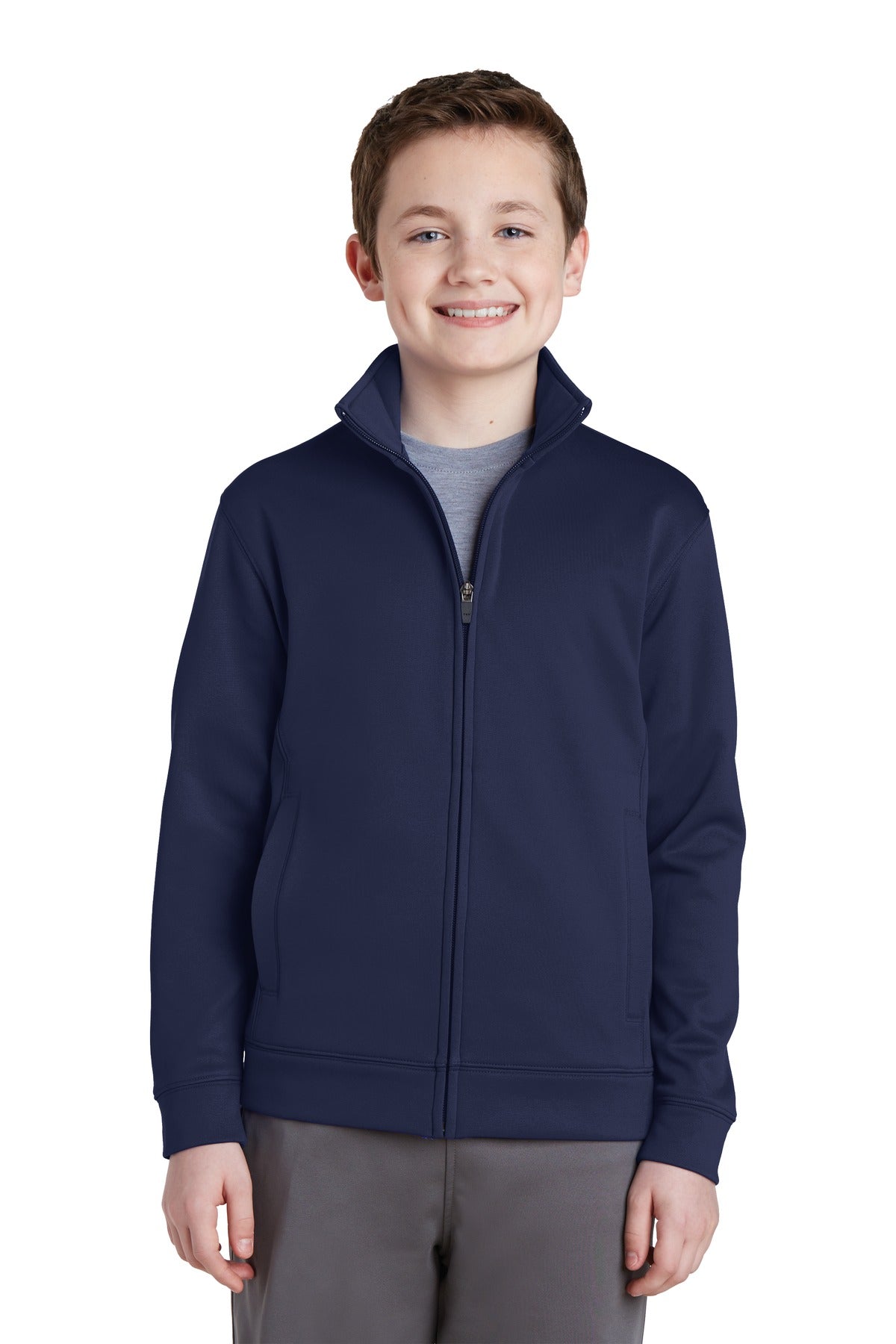 Sport-Tek? Youth Sport-Wick? Fleece Full-Zip Jacket.  Y