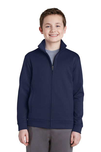 Sport-Tek? Youth Sport-Wick? Fleece Full-Zip Jacket.  Y