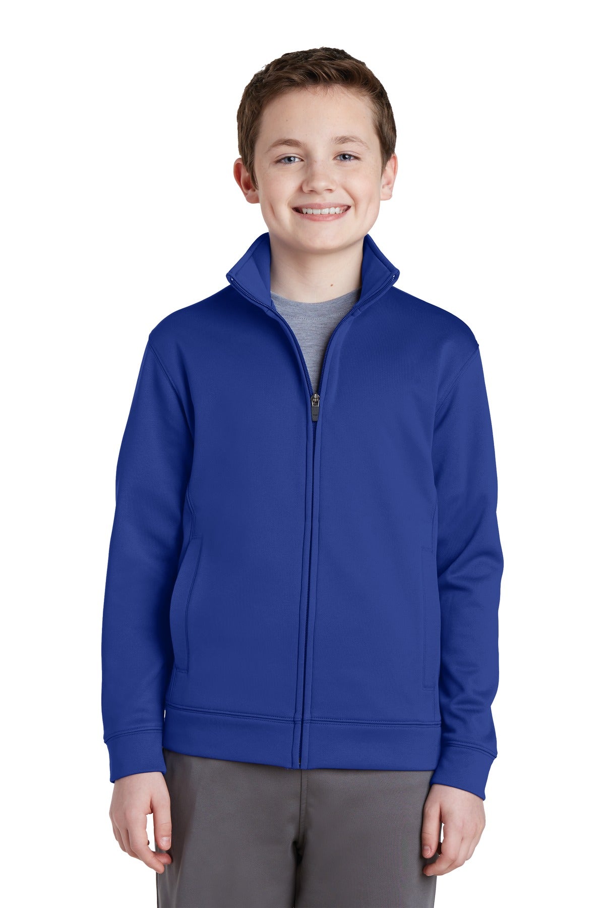 Sport-Tek? Youth Sport-Wick? Fleece Full-Zip Jacket.  Y