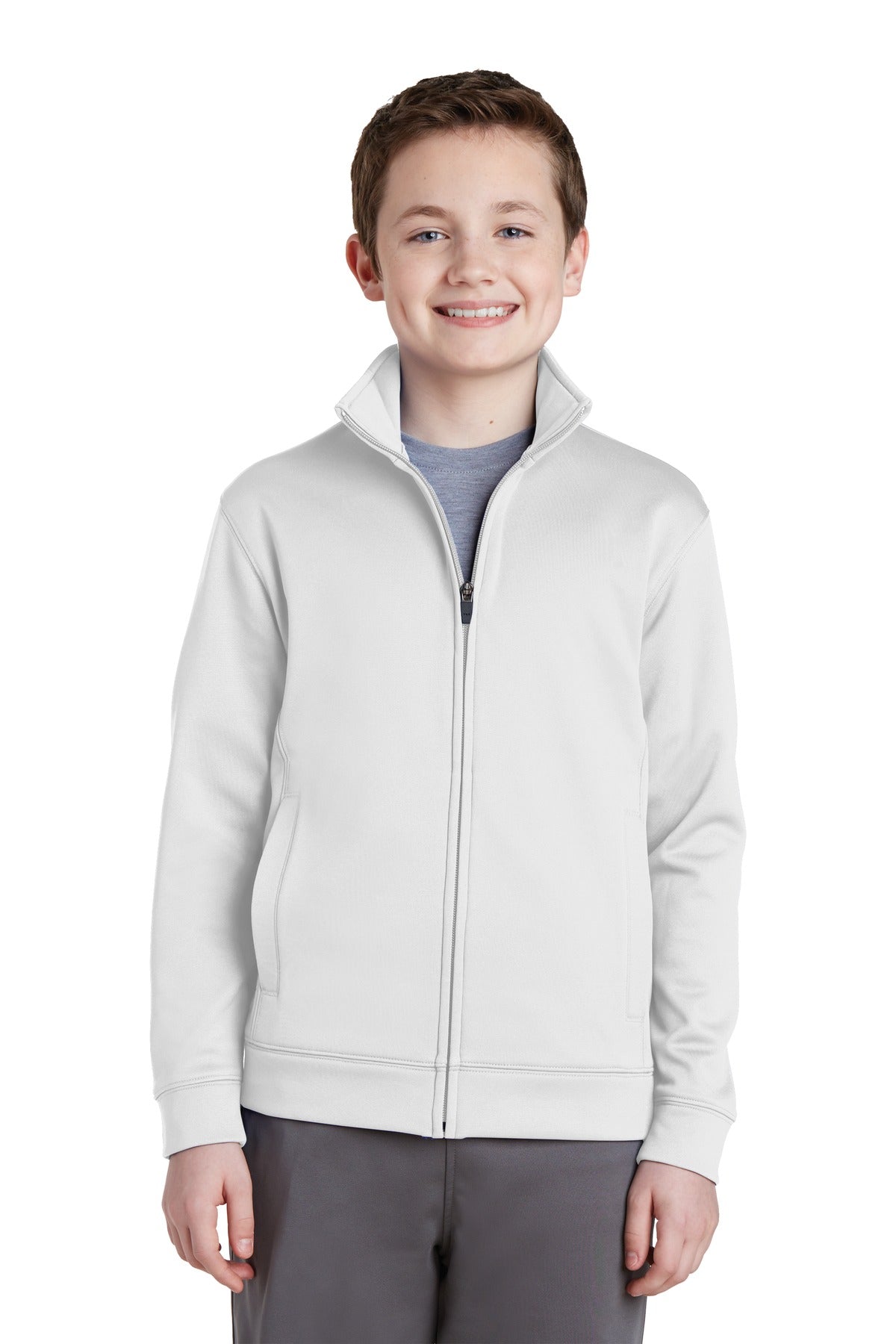 Sport-Tek? Youth Sport-Wick? Fleece Full-Zip Jacket.  Y