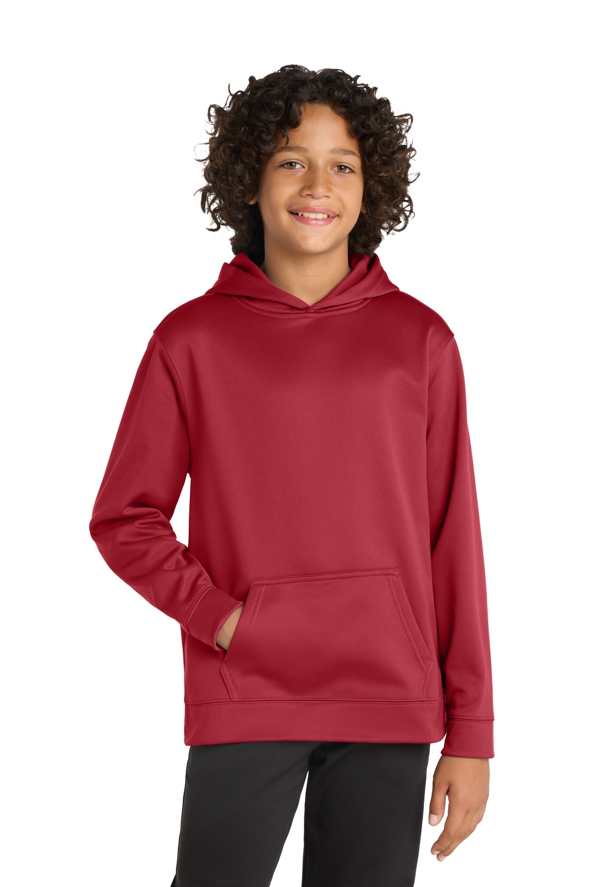 Sport-Tek® Youth Sport-Wick® Fleece Hooded Pullover