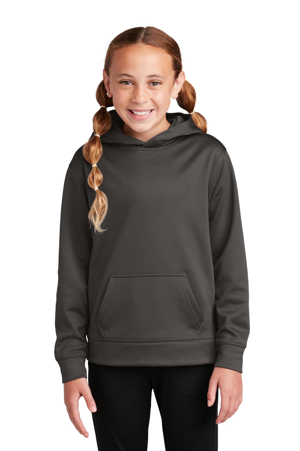 Sport-Tek? Youth Sport-Wick? Fleece Hooded Pullover. YS