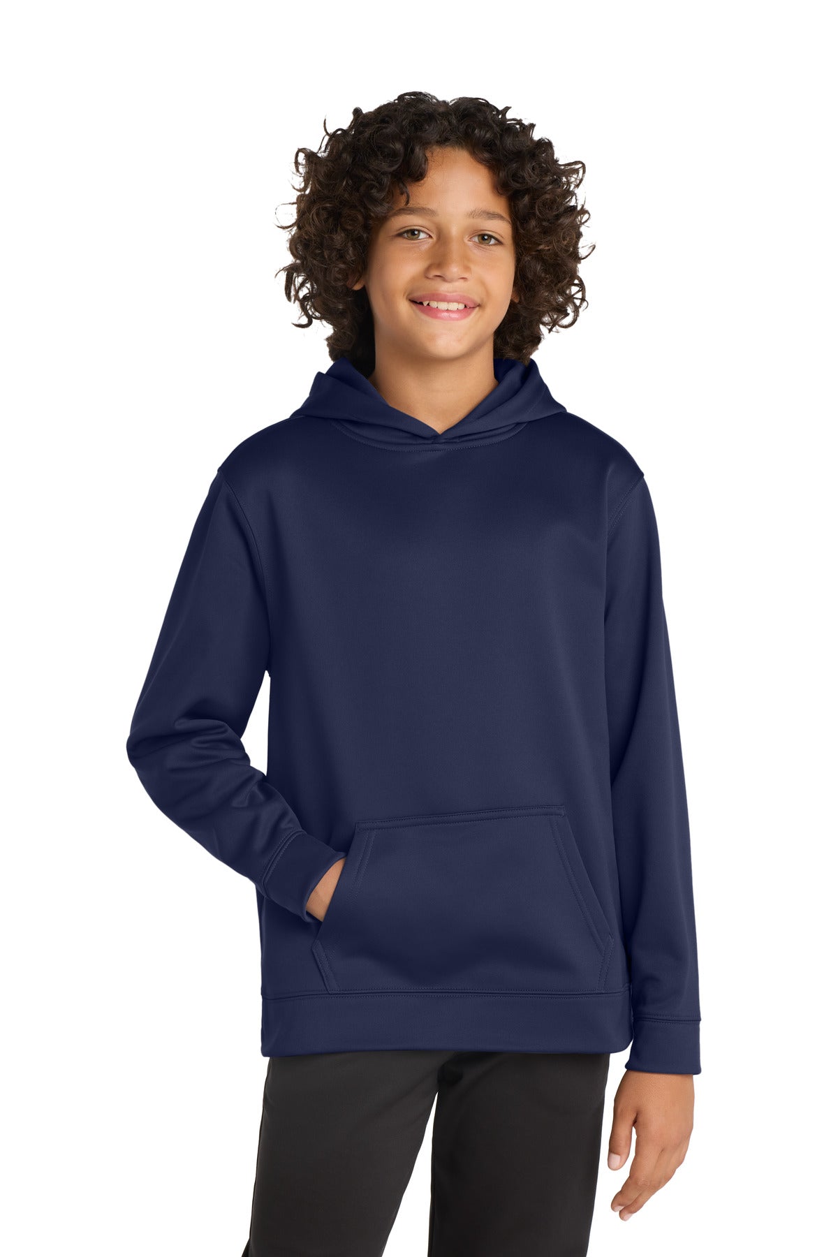 Sport-Tek® Youth Sport-Wick® Fleece Hooded Pullover