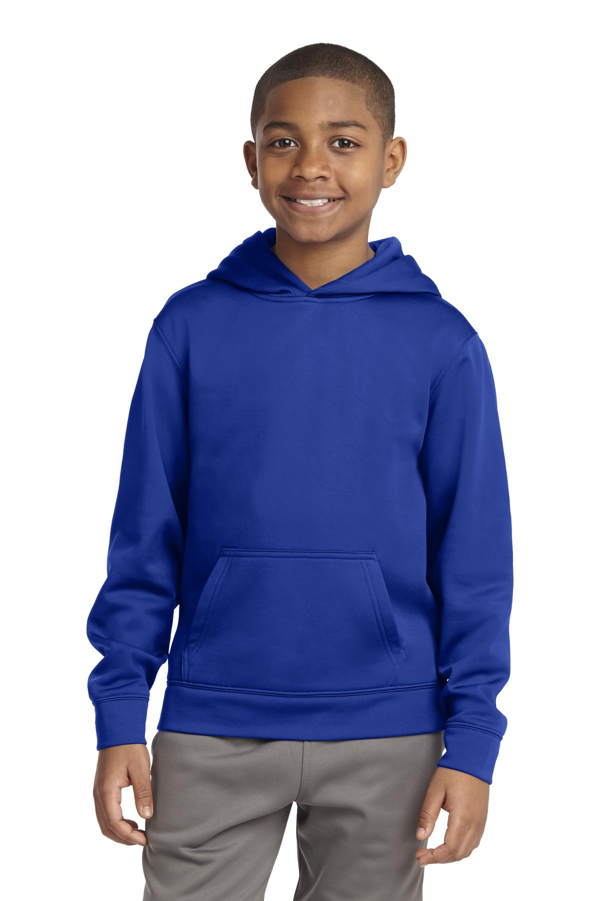Sport-Tek? Youth Sport-Wick? Fleece Hooded Pullover. YS