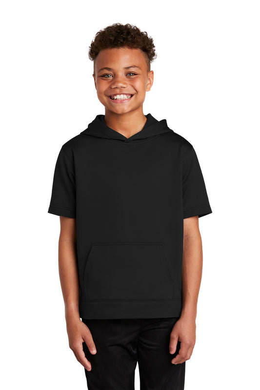 Sport-Tek ? Youth Sport-Wick ? Fleece Short Sleeve Hood