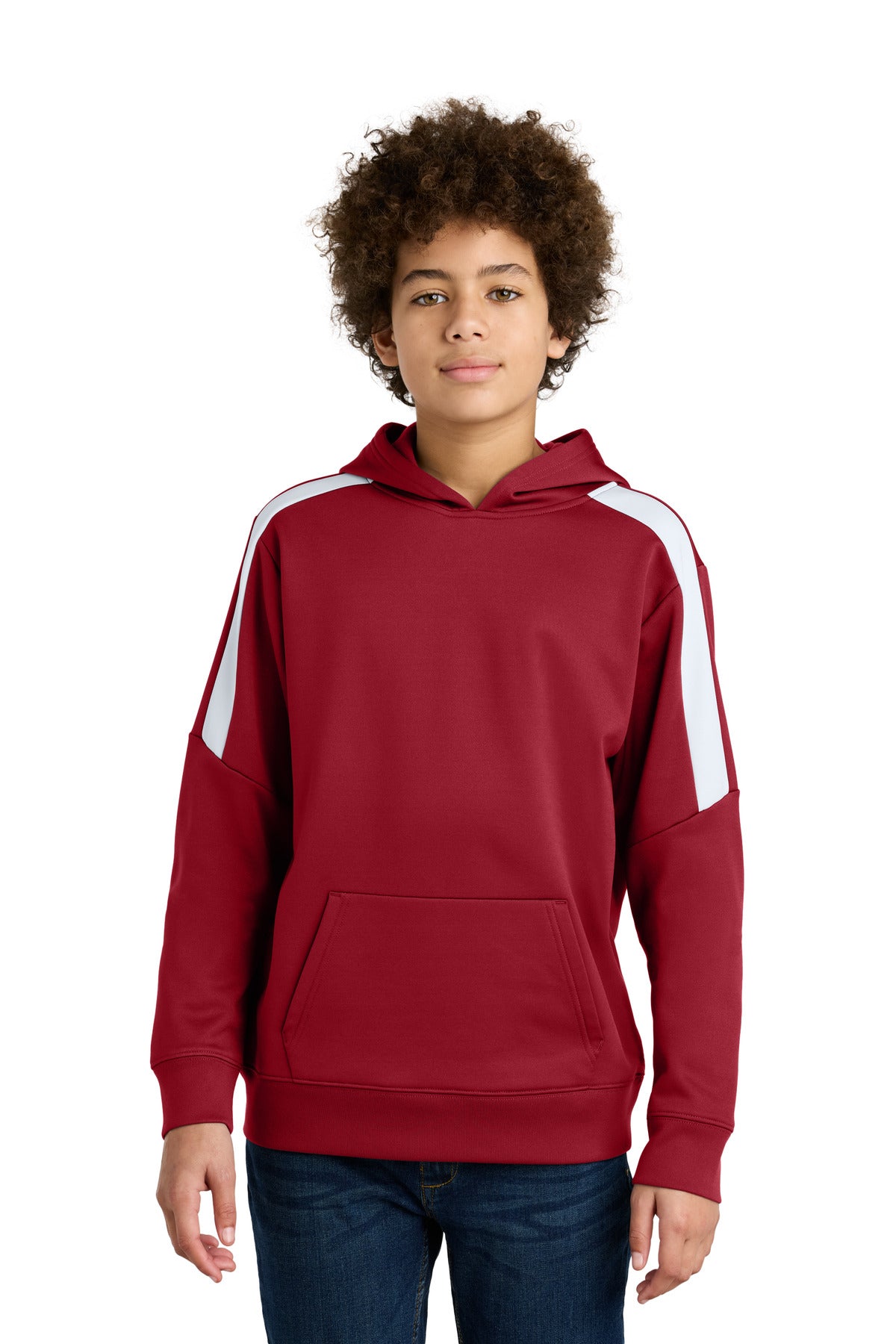 Sport-Tek? Youth Sport-Wick? Fleece United Pullover Hoo