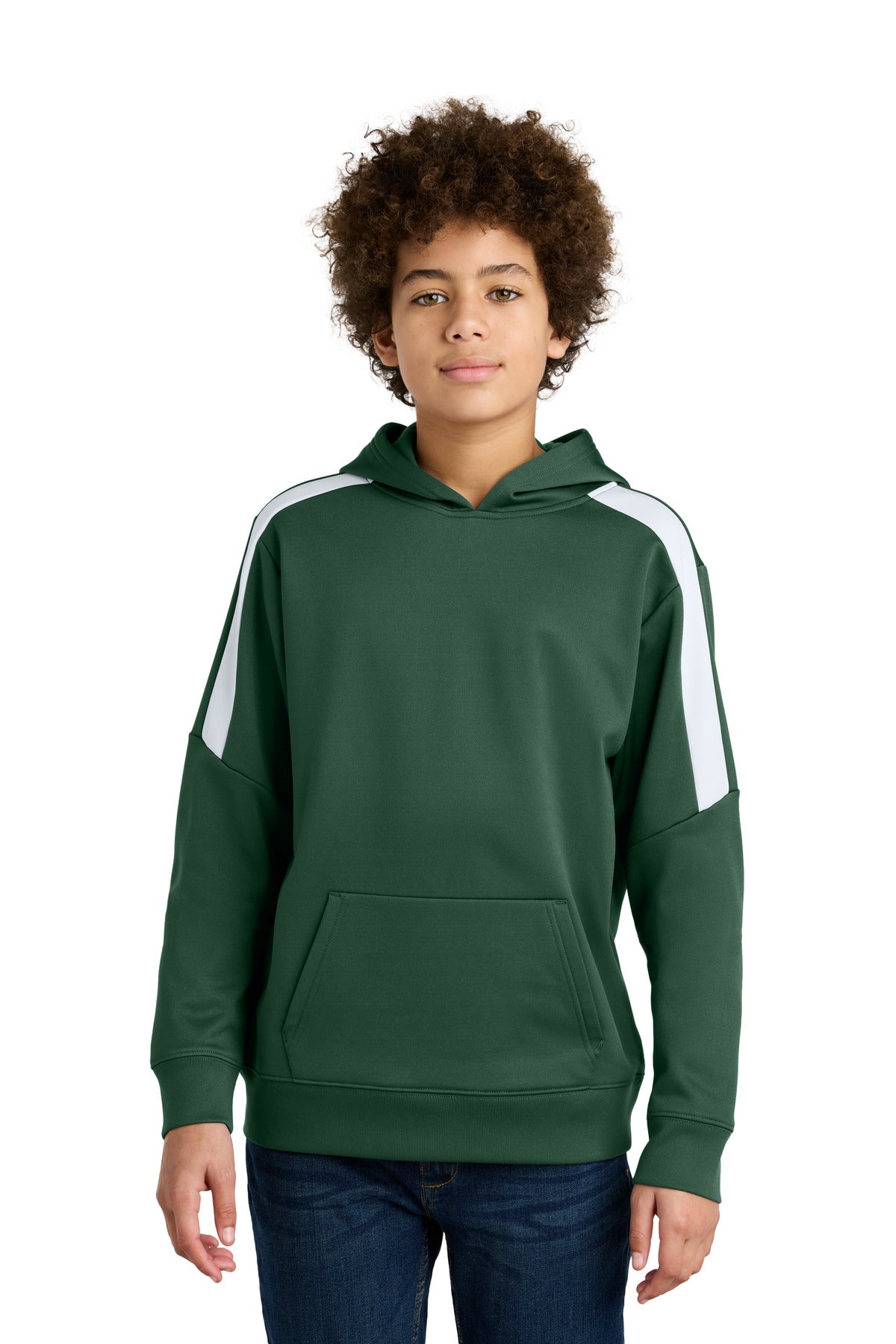 Sport-Tek? Youth Sport-Wick? Fleece United Pullover Hoo