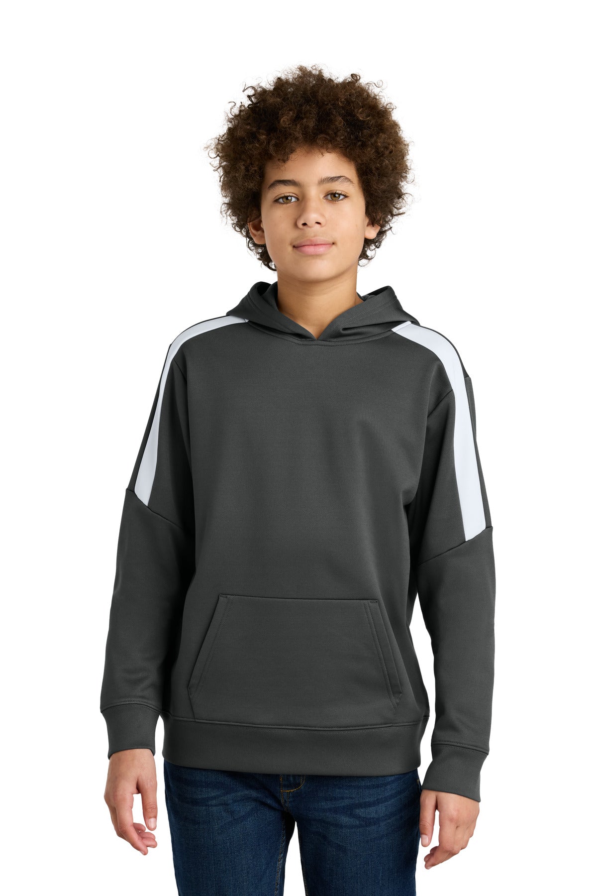 Sport-Tek? Youth Sport-Wick? Fleece United Pullover Hoo
