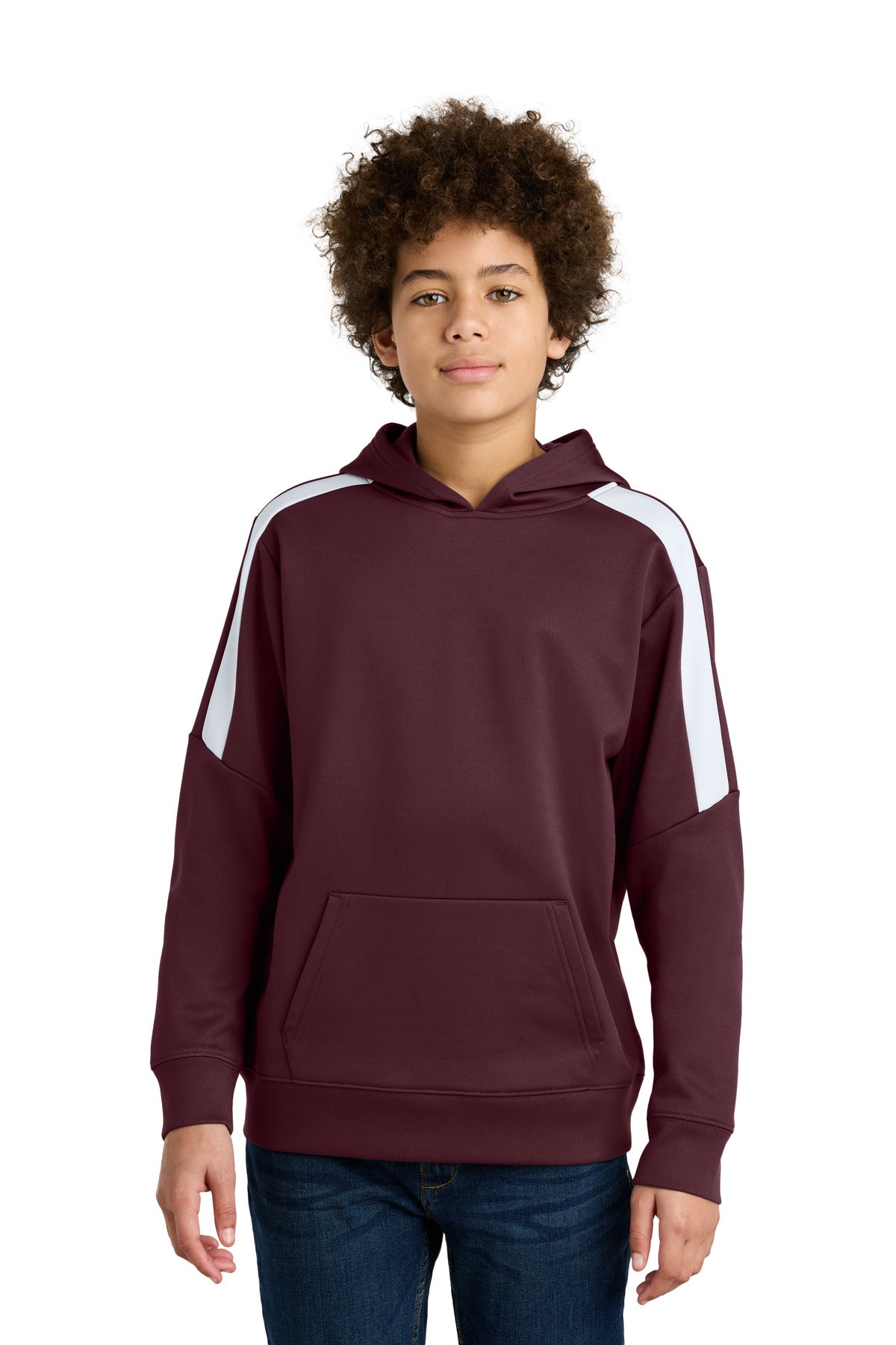 Sport-Tek? Youth Sport-Wick? Fleece United Pullover Hoo