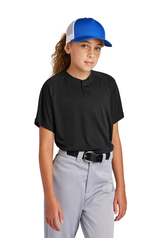 Sport-Tek? Youth PosiCharge? Competitor? 2-Button Henle