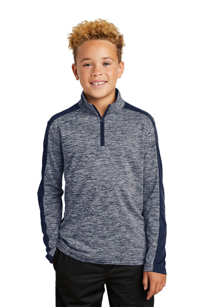 Sport-Tek ? Youth PosiCharge ? Electric Heather Colorbl