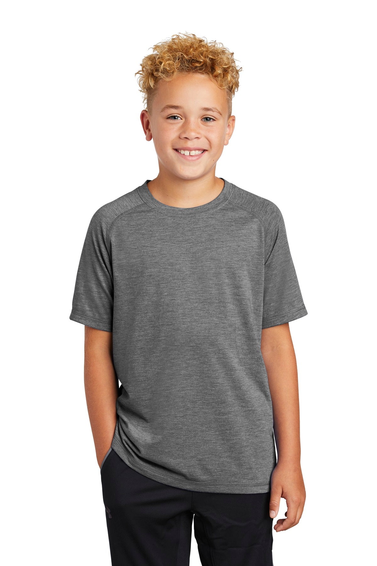 Sport-Tek ? Youth PosiCharge ? Tri-Blend Wicking Raglan