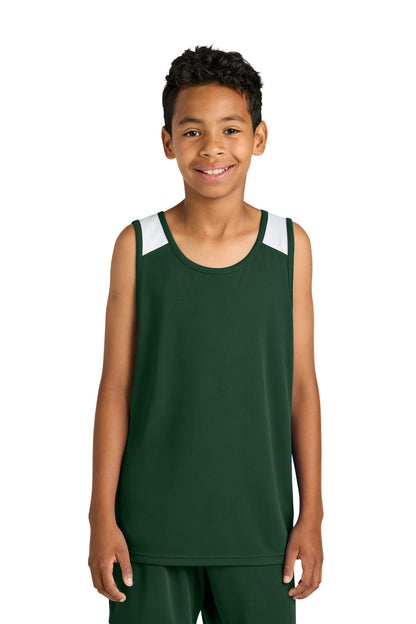 Sport-Tek® Youth Club Track Tank
