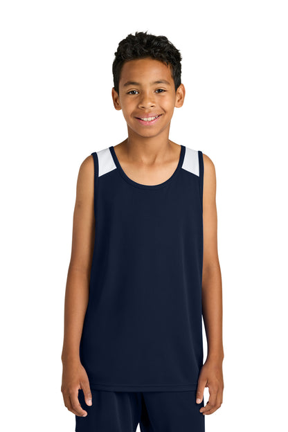 Sport-Tek® Youth Club Track Tank