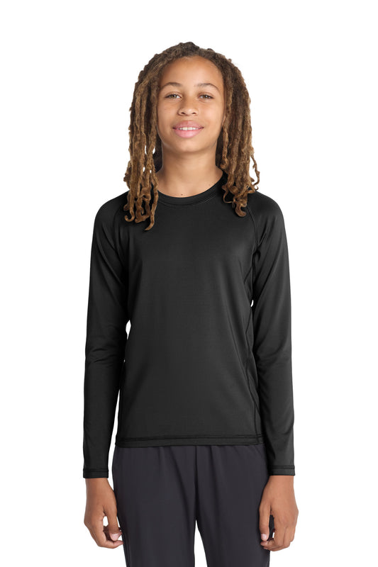 Sport-Tek ® Youth Long Sleeve Rashguard Tee