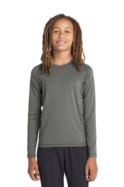 Sport-Tek ® Youth Long Sleeve Rashguard Tee