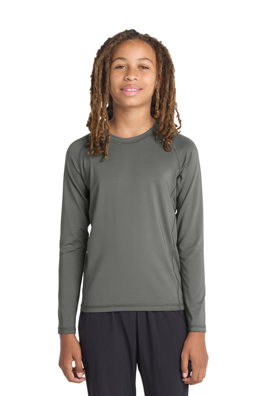 Sport-Tek ® Youth Long Sleeve Rashguard Tee