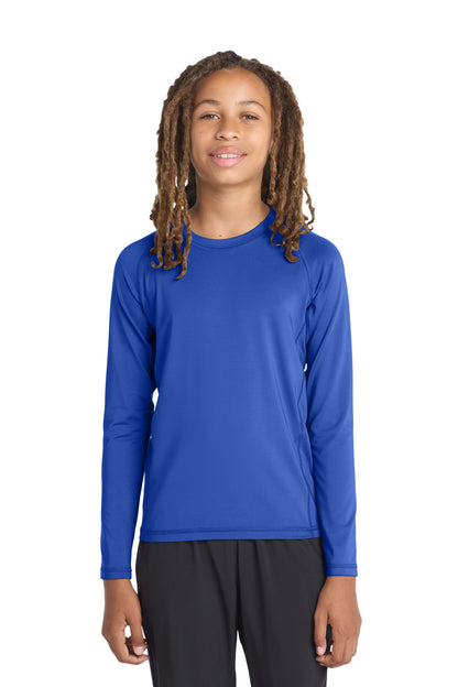 Sport-Tek ® Youth Long Sleeve Rashguard Tee
