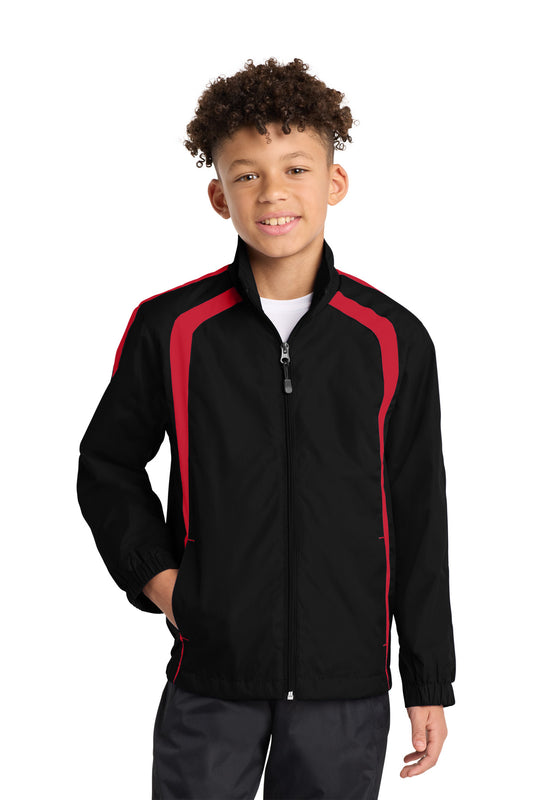 Sport-Tek® Youth Colorblock Raglan Jacket