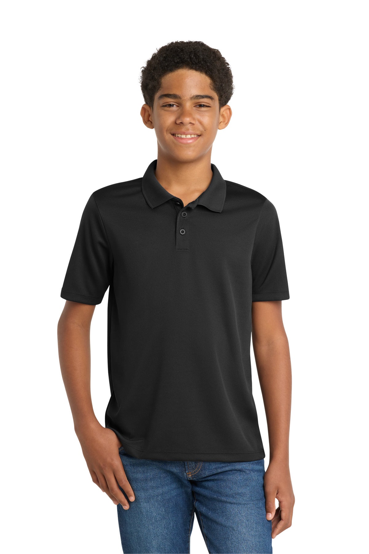 Sport-Tek® Youth PosiCharge® RacerMesh® Polo