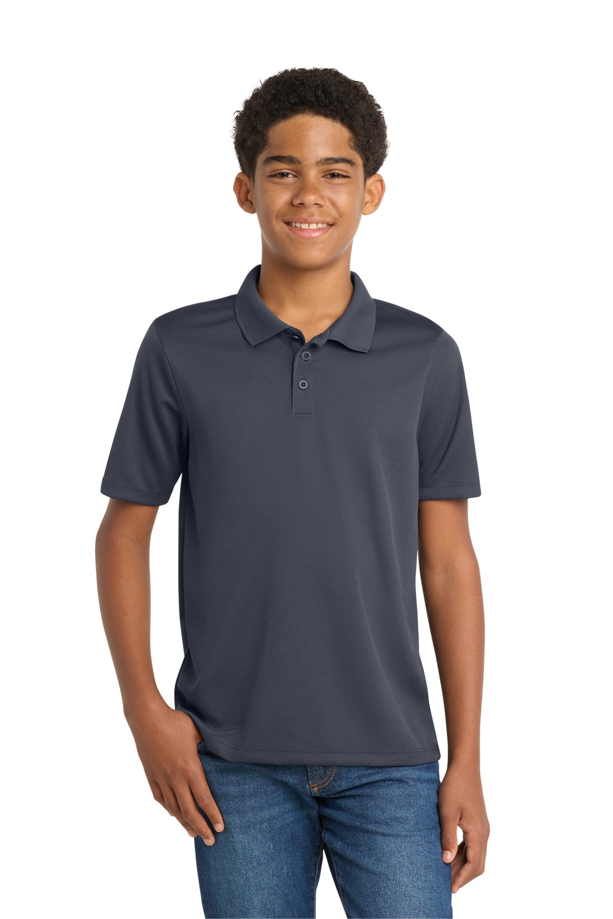 Sport-Tek® Youth PosiCharge® RacerMesh® Polo