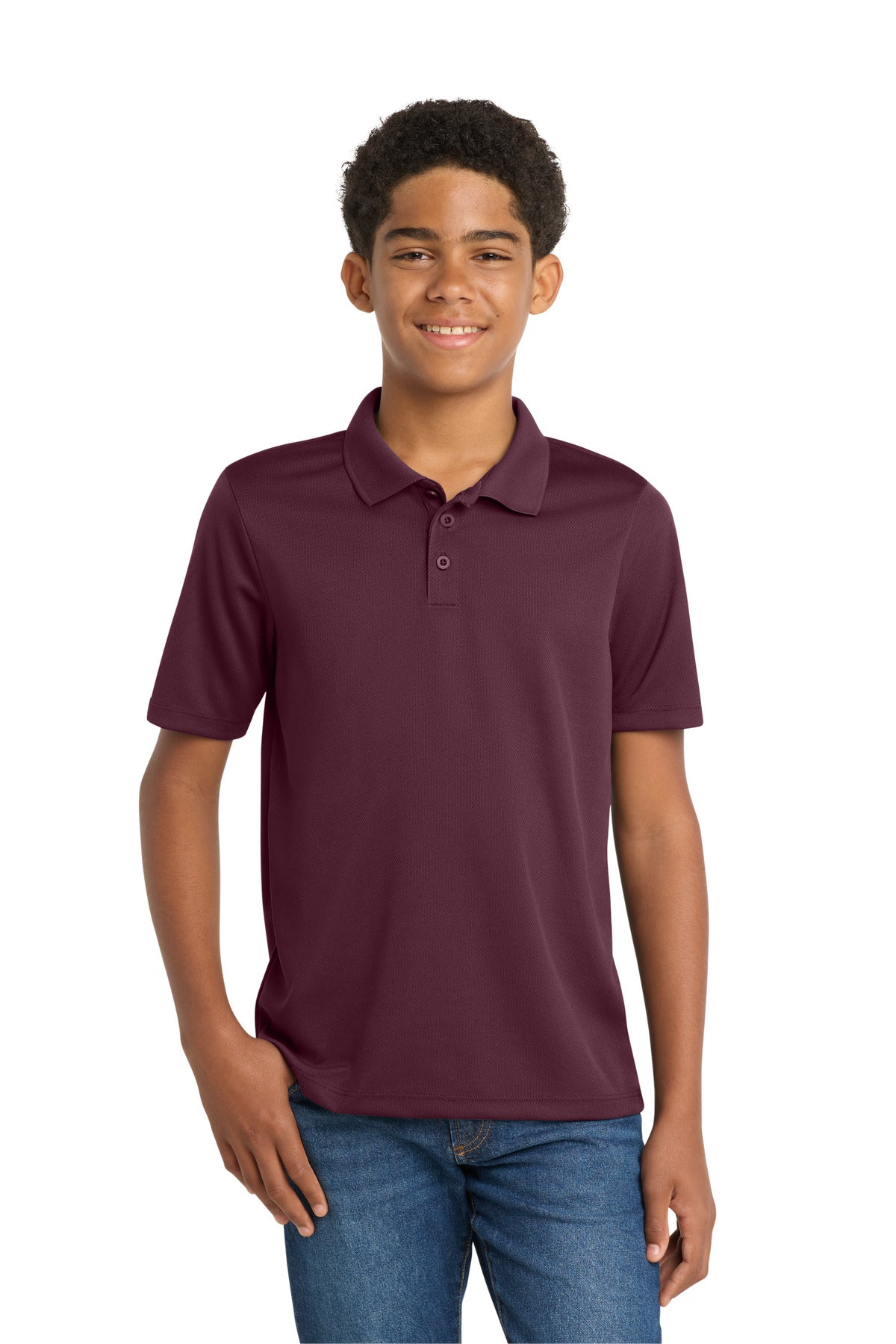 Sport-Tek® Youth PosiCharge® RacerMesh® Polo