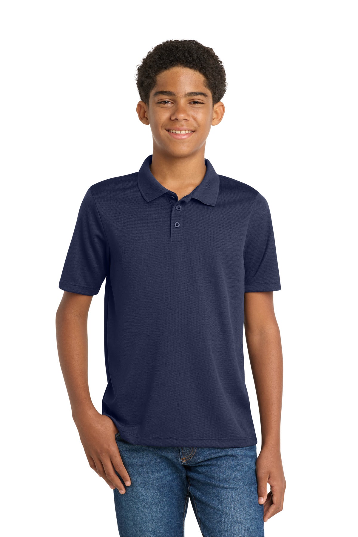 Sport-Tek® Youth PosiCharge® RacerMesh® Polo