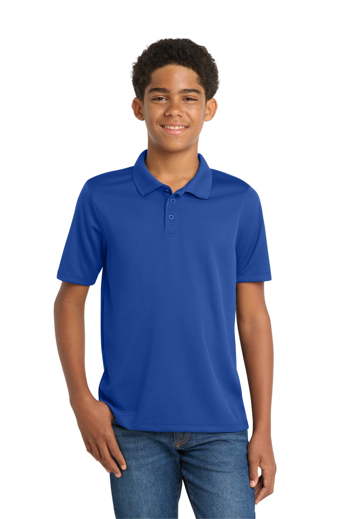 Sport-Tek® Youth PosiCharge® RacerMesh® Polo