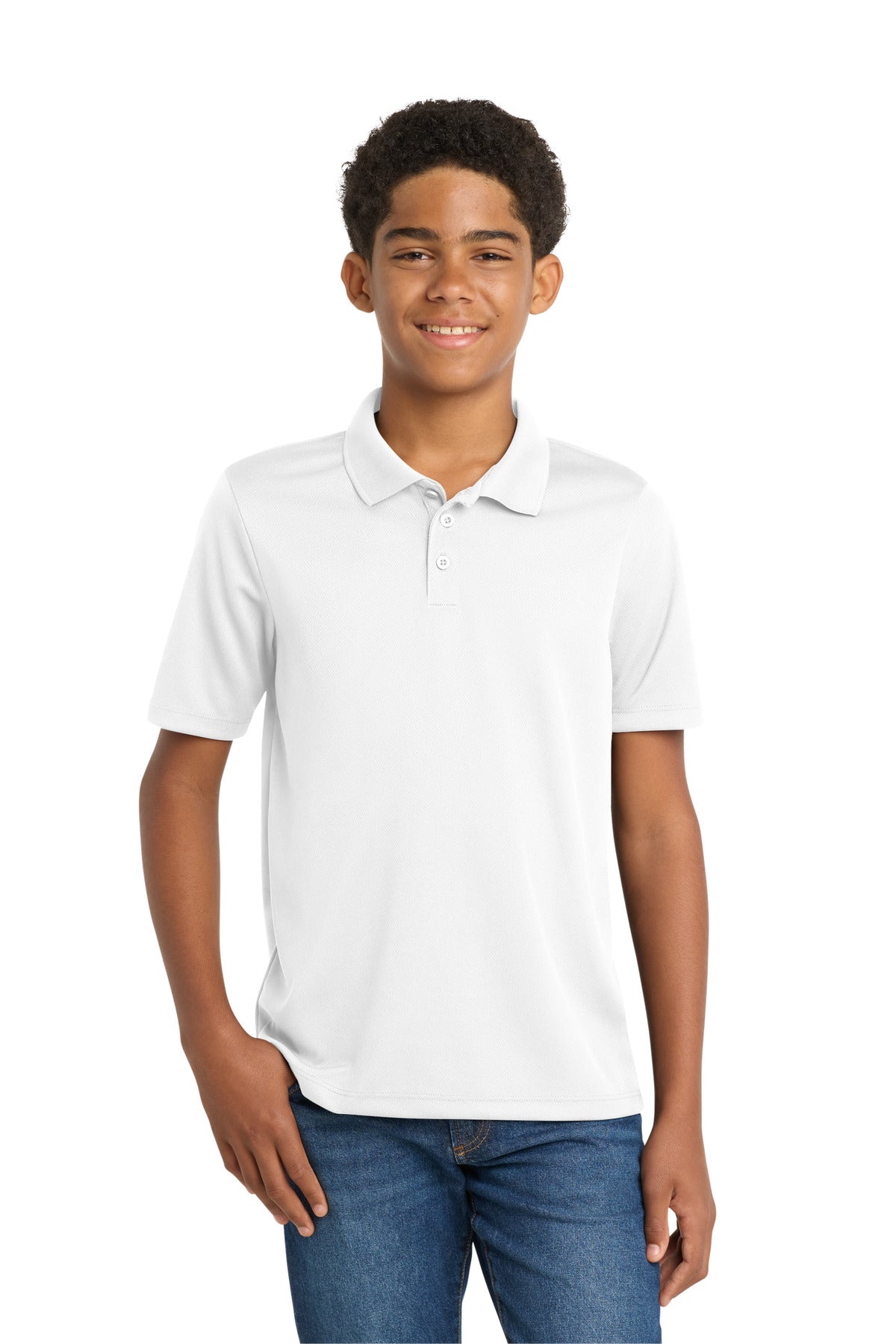 Sport-Tek® Youth PosiCharge® RacerMesh® Polo