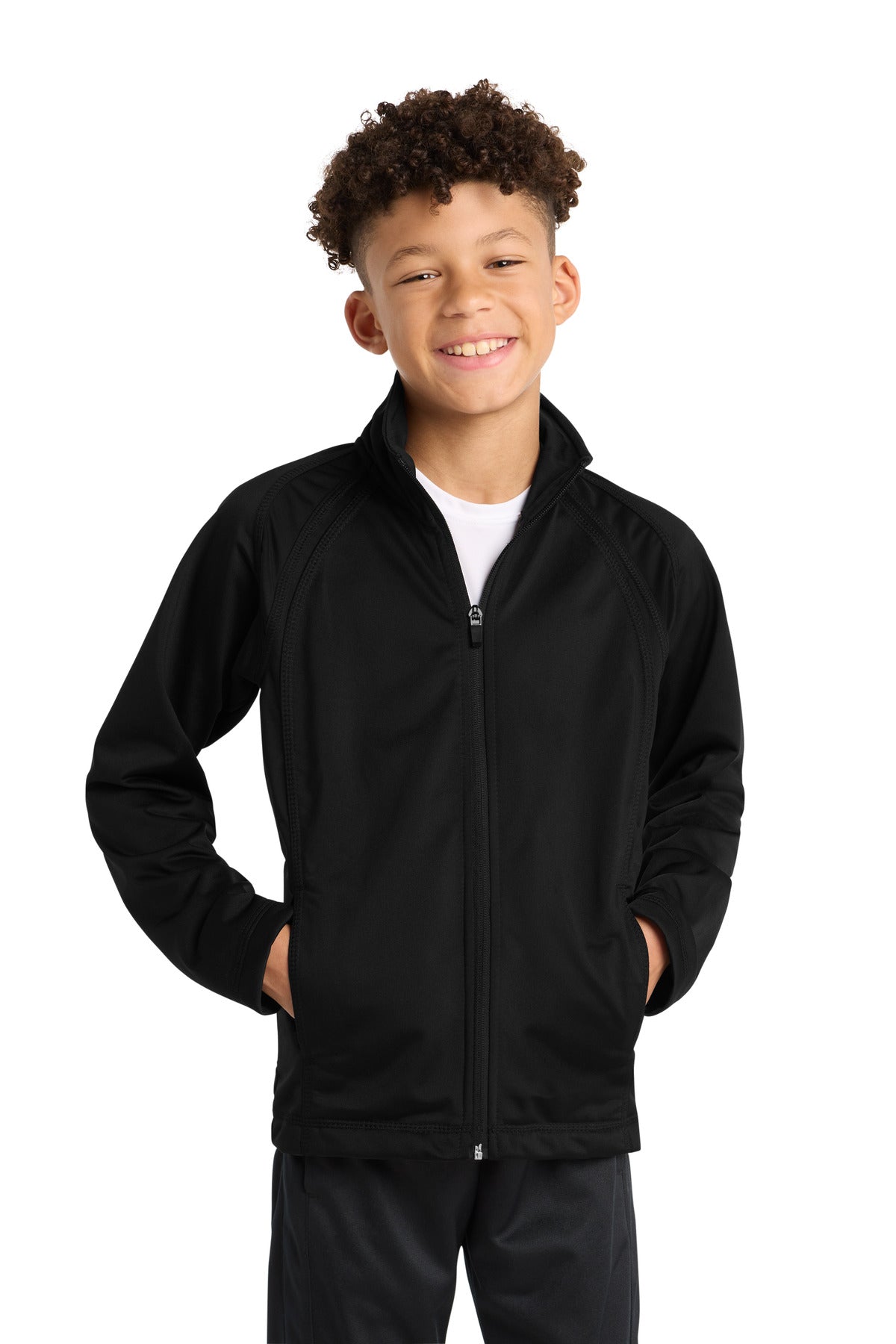 Sport-Tek® Youth Tricot Track Jacket