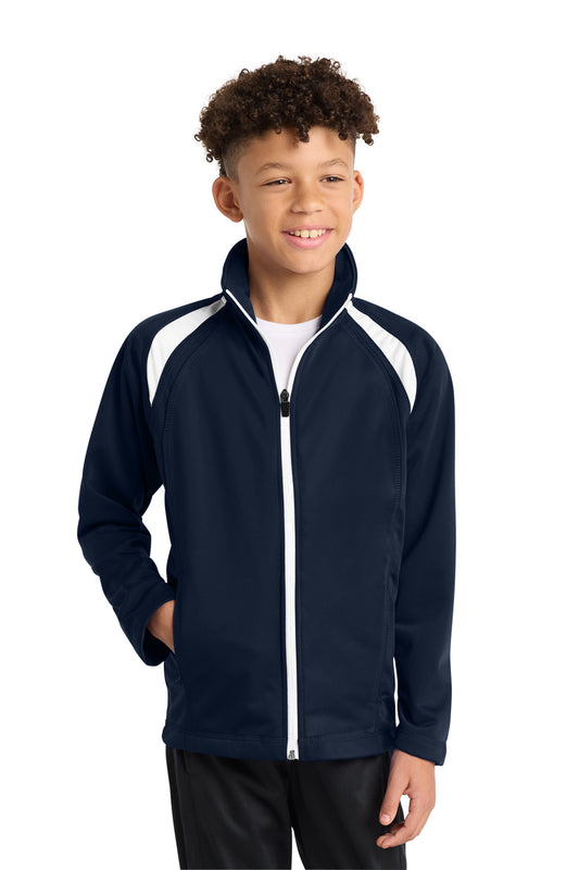 Sport-Tek® Youth Tricot Track Jacket