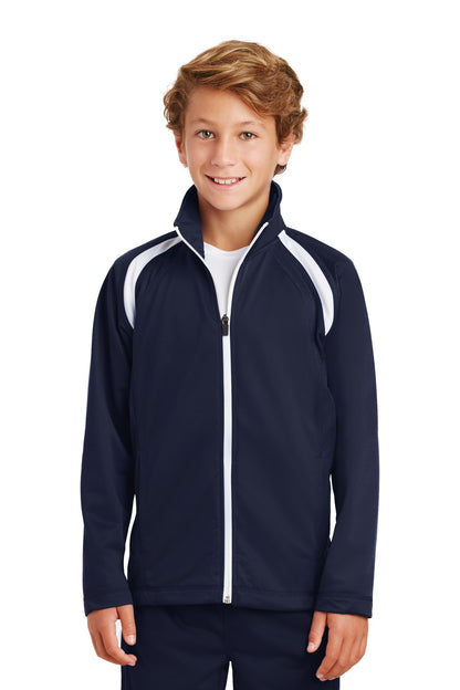 Sport-Tek? Youth Tricot Track Jacket. YST90